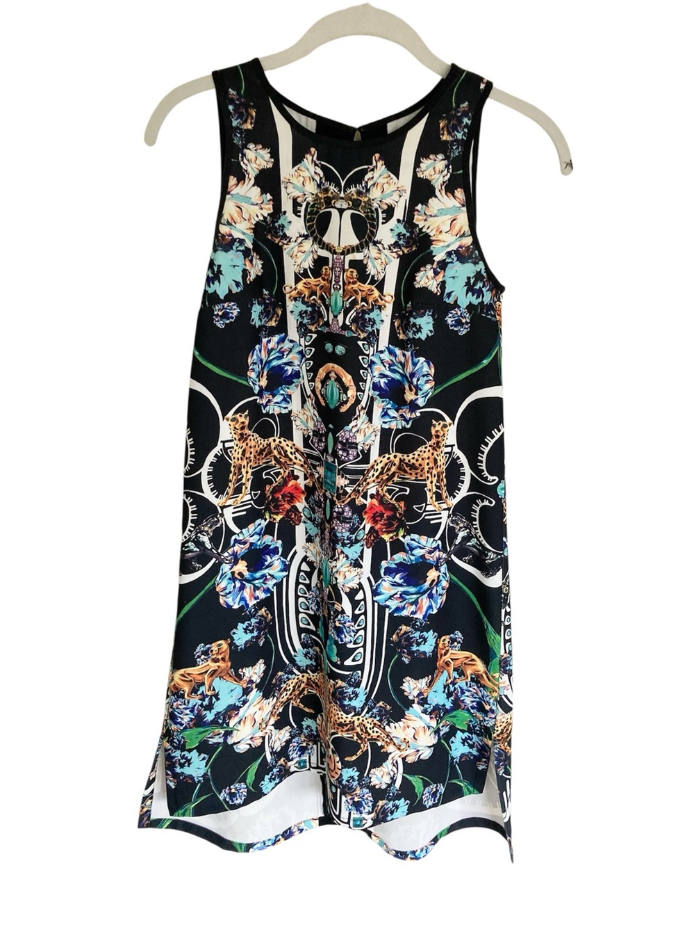 Clover Canyon Rococo Print Sheath Dress Sz XS
